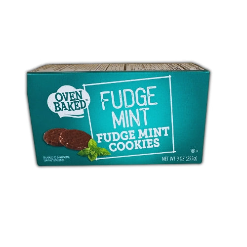 Oven Baked Fudge Mint Cookies