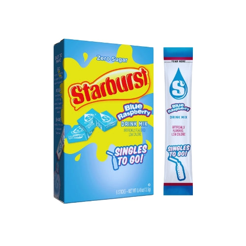 Starburst Blue raspberry 6ct powdered drink