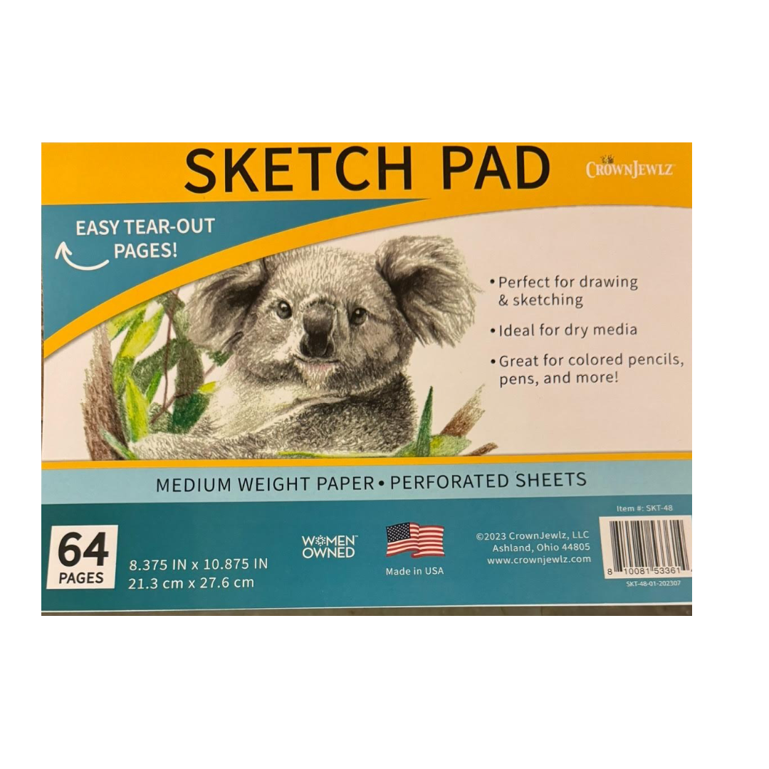 Sketch Book Paper Pad 64 Sheets Drawing Notebook Sketchbook Art Supplies