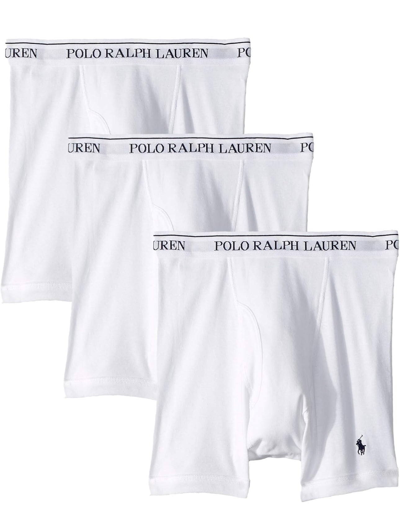 Polo Ralph Lauren boxer briefs classic wick 3pk(white)