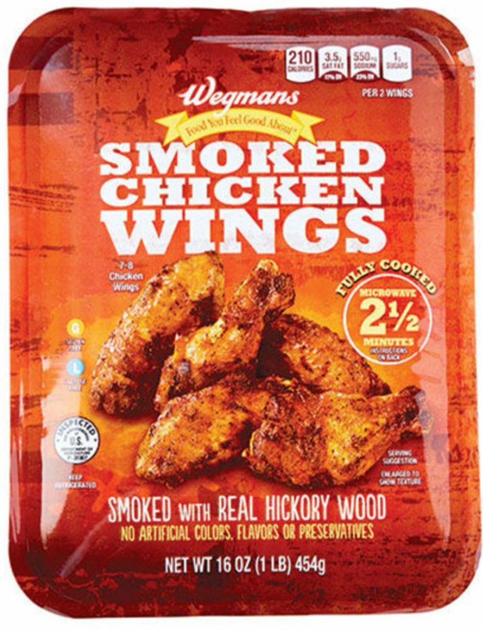 Chicken wings ( smoked w.real hickory wood)