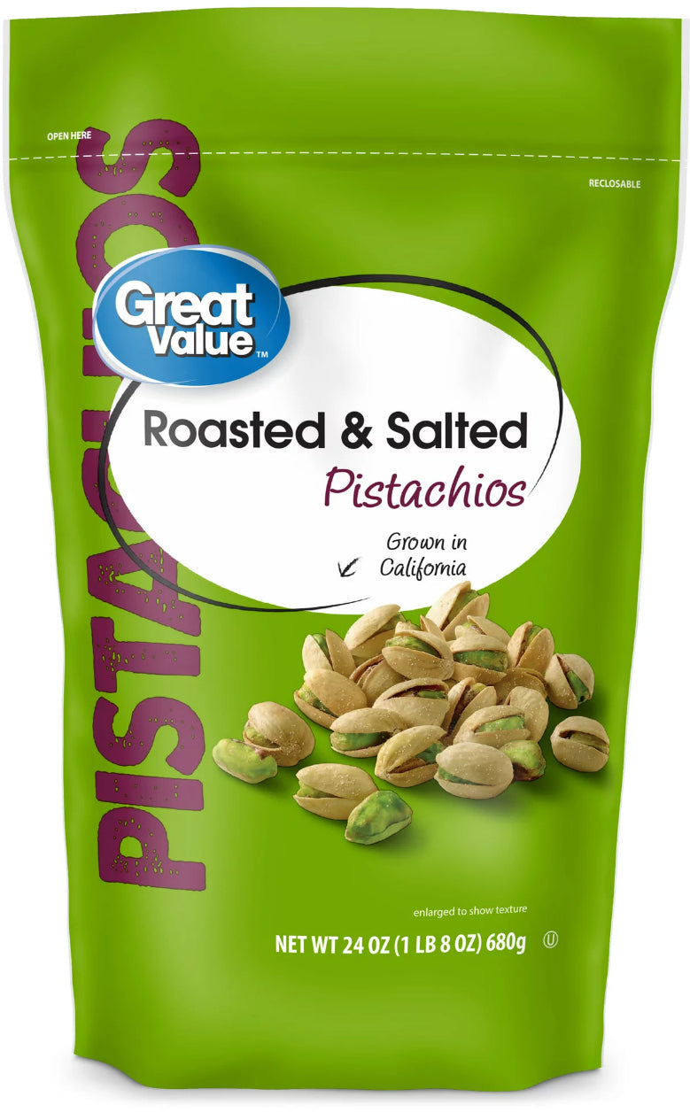Pistachios (whole shell) "Roasted & Salted" 24oz