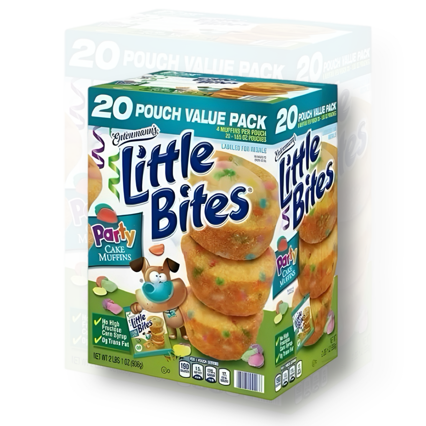 Entenmanns Little Bites Party Cake Muffins 5ct
