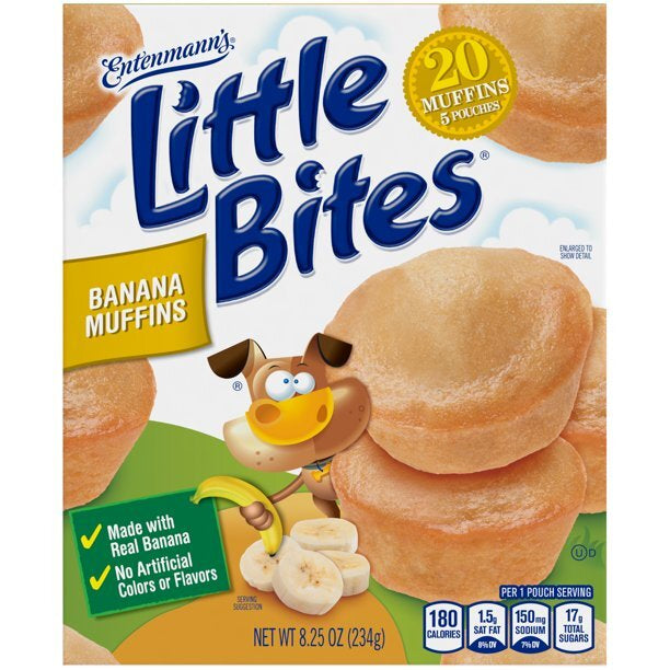 Entenmann's Little Bites Banana Muffins 5 pouches