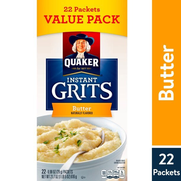 Quaker "Butter" Instant Grits 22ct./21.7 oz
