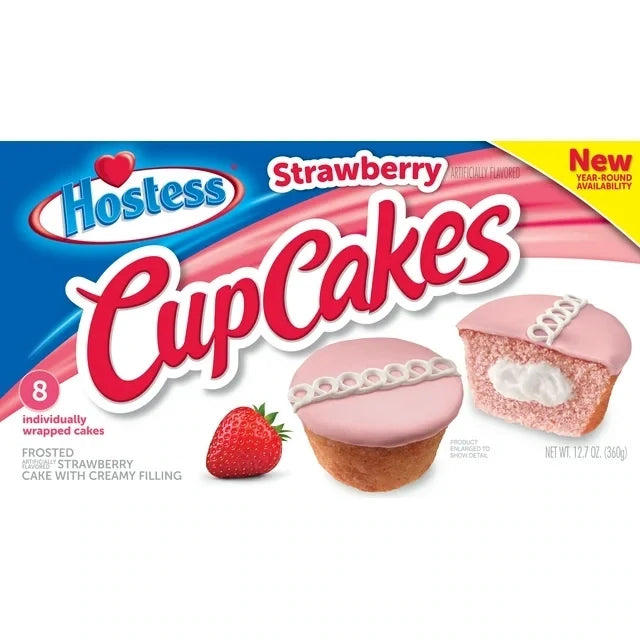Hostess Cupcakes " Strawberry " 8ct./13.5oz