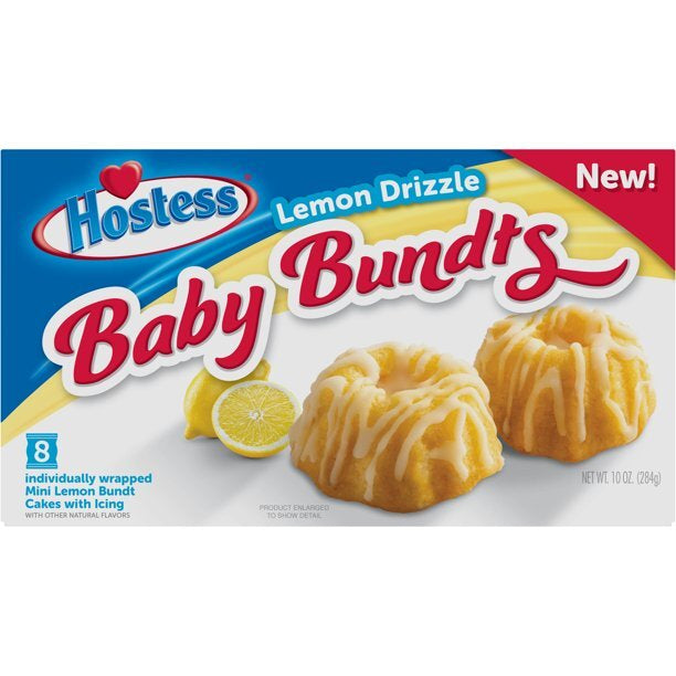 Hostess - Baby Bundts " Lemon Drizzle" 8ct./10oz