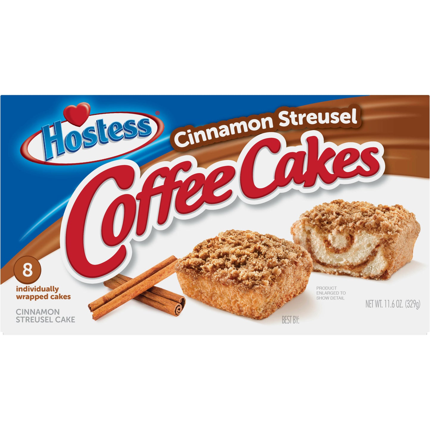 Hostess "Coffee Cakes Cinnamon Streusel 8ct. /11.6oz