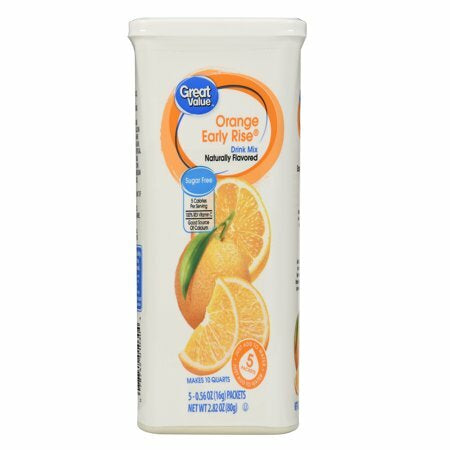 Great Value Orange Drink Mix 5ct.