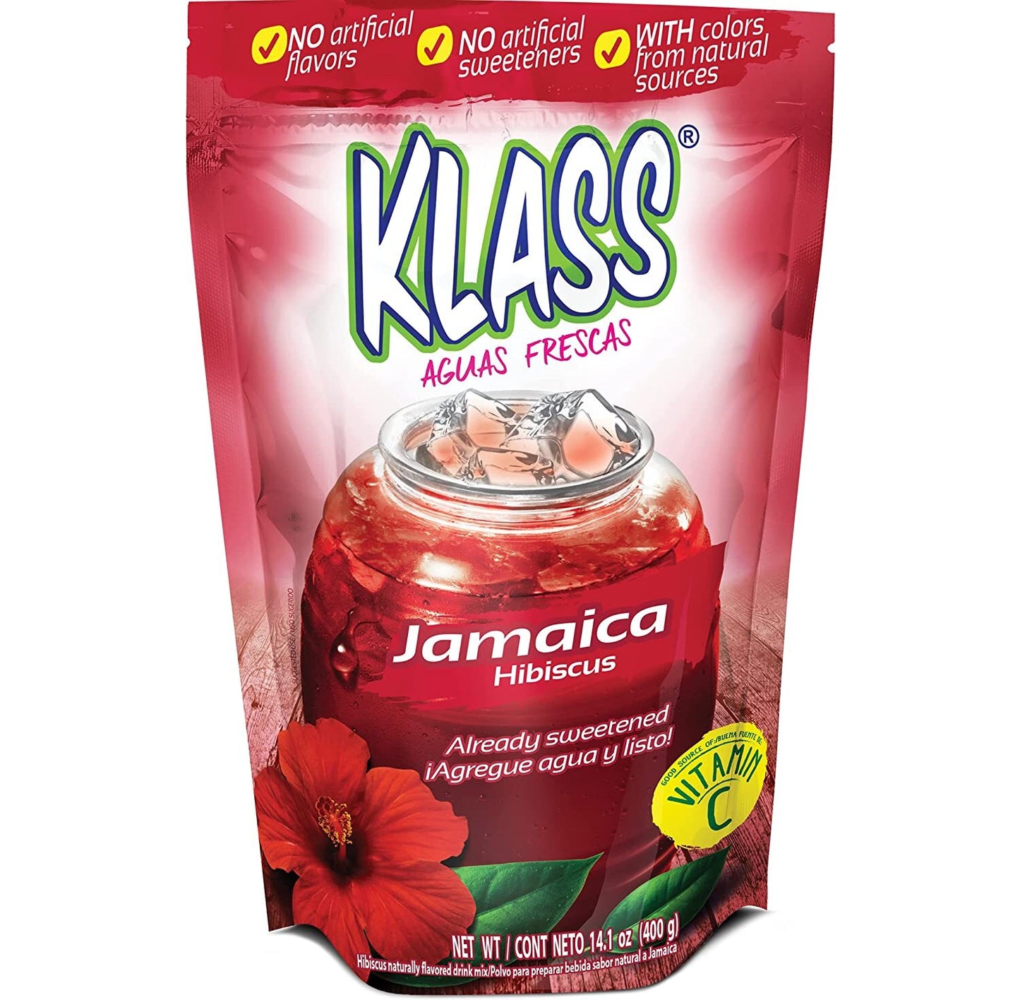 Klass Hibiscus Drink Mix 14.1 oz