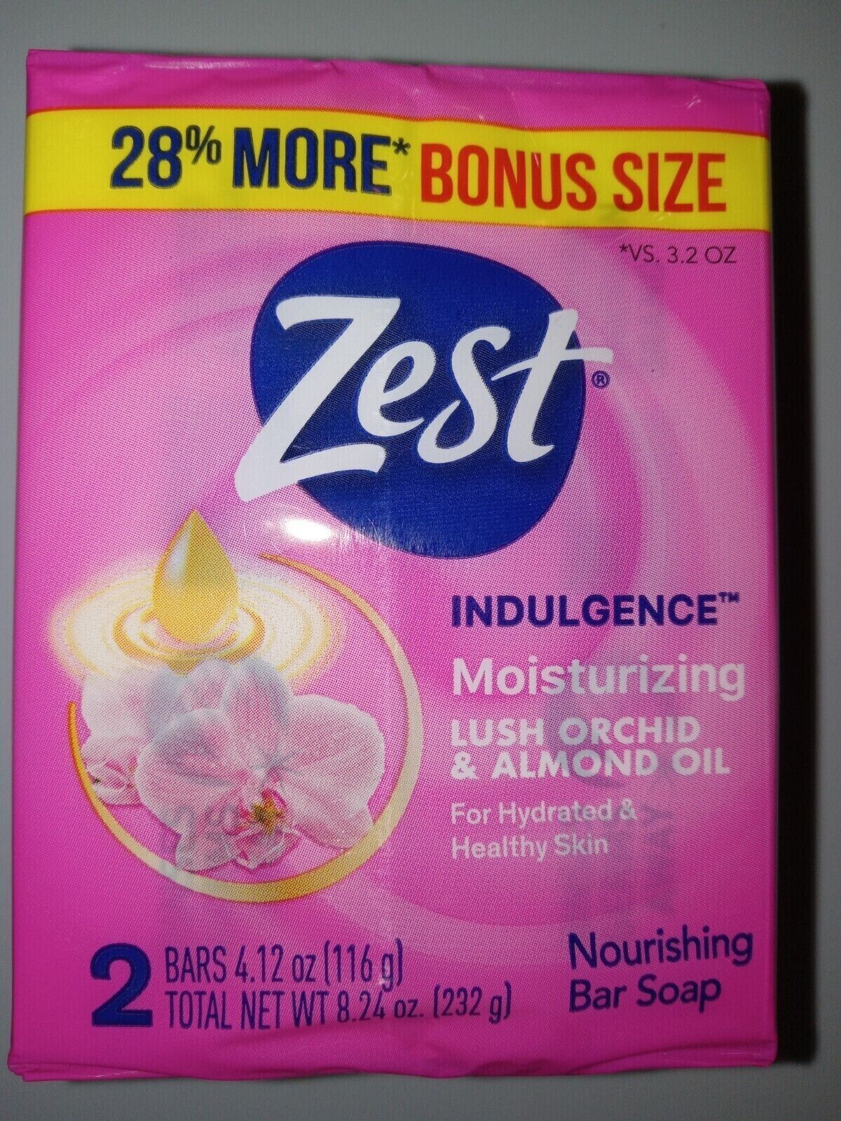 Zest "Indulgance (2ct) bar soap 4.12oz