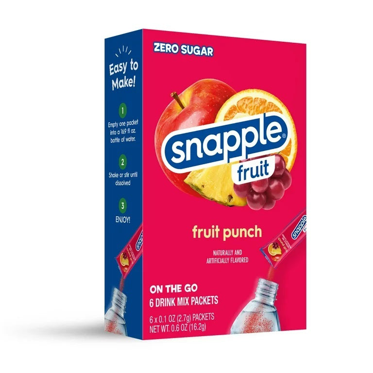 Snapple Fruit Punch singles to go 6ct. .6oz