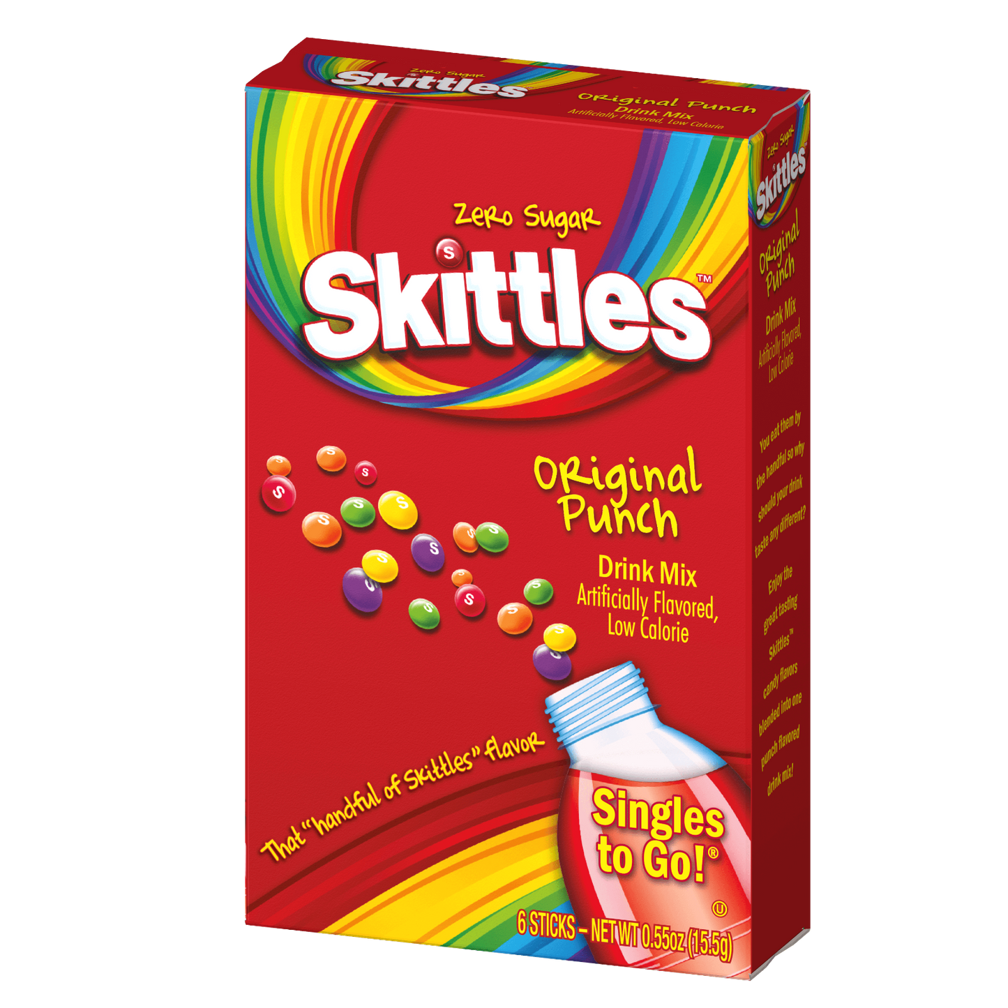 Skittles Original 6ct Singles..55oz (add 16.9 oz water)