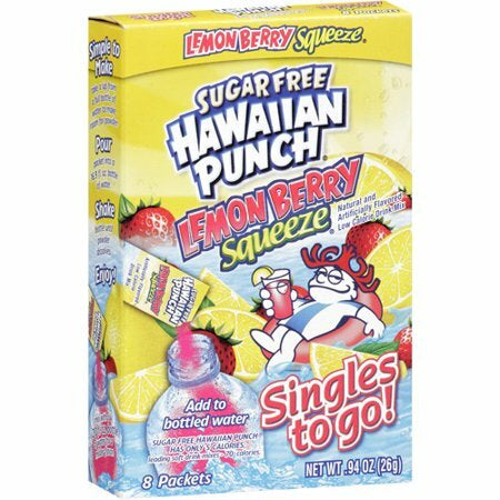 Hawaiian Punch Lemon Berry Squeeze singles to go 8ct.
