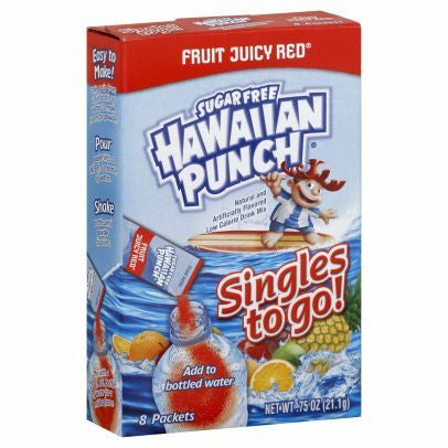 Hawaiian Punch Fruit Juicy Red 8ct singles to go