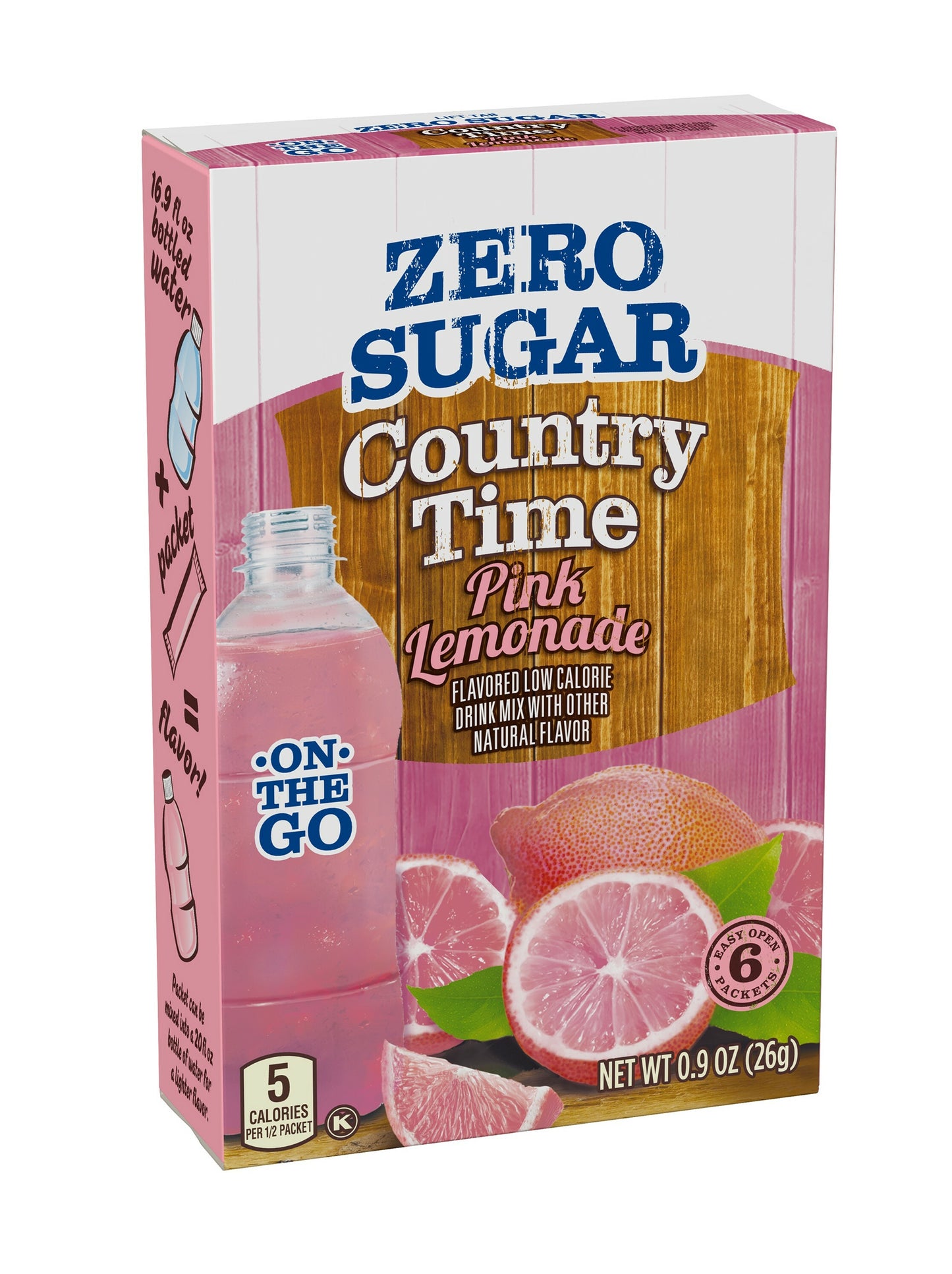 Country Time Pink Lemonade 6ct.(add 16.9oz water)