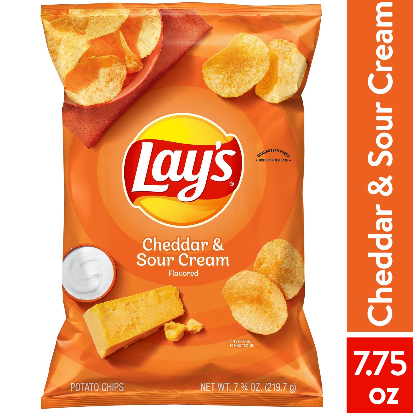 Lays Potato Chips "Cheddar & Sour cream 7.75oz