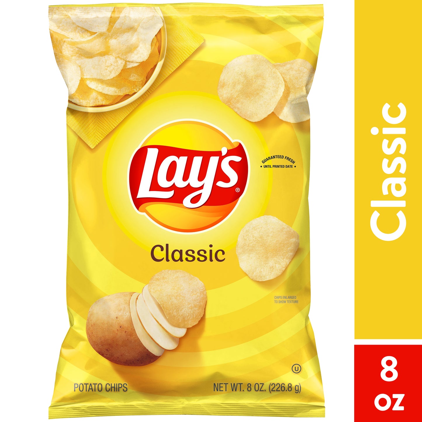 Lays Potato Chips "Classic"8.0oz