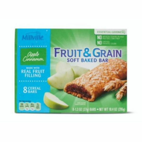 Cereal Bars " Apple Cinnamon Fruit & Grain 8ct./7.8oz