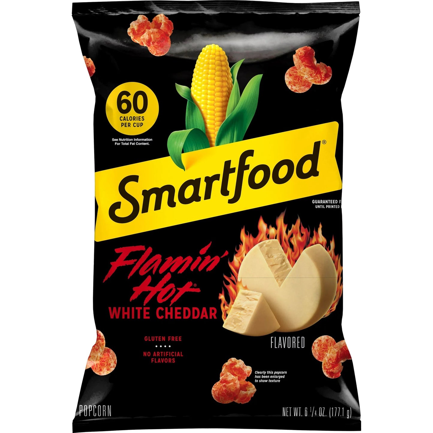 Smartfood Popcorn"Flamin Hot White Cheddar" 6.25oz