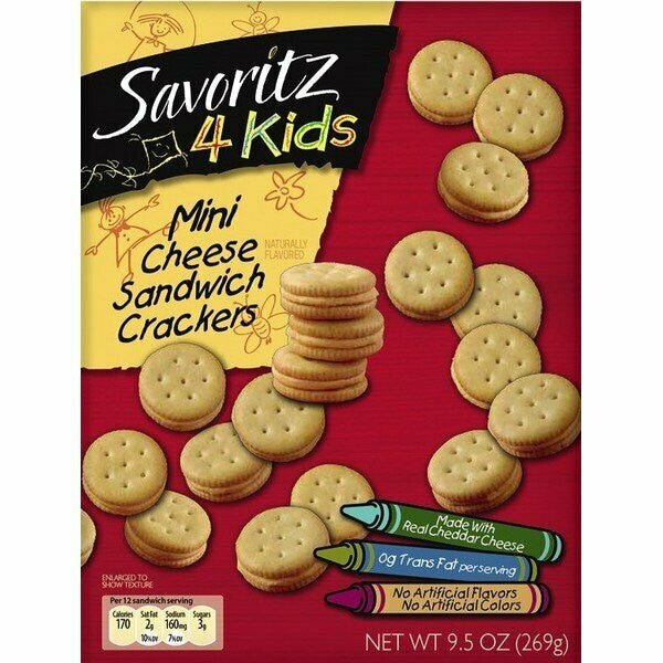 Savoritz Mini Cheese Sandwich Crackers 8.8oz