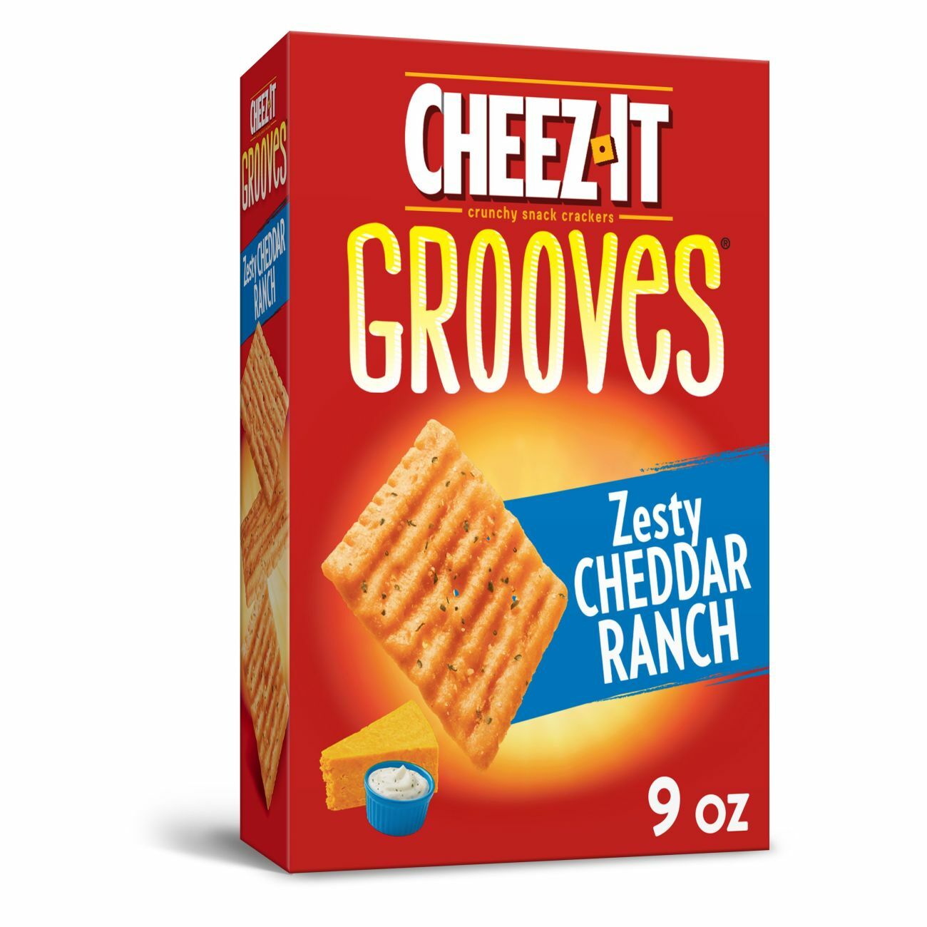 Cheez It ' Grooves Zesty Cheddar Ranch" 9oz
