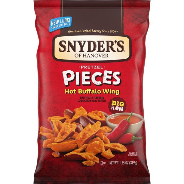 Snyders Pretzel Pieces "Hot Buffalo Wing"12oz