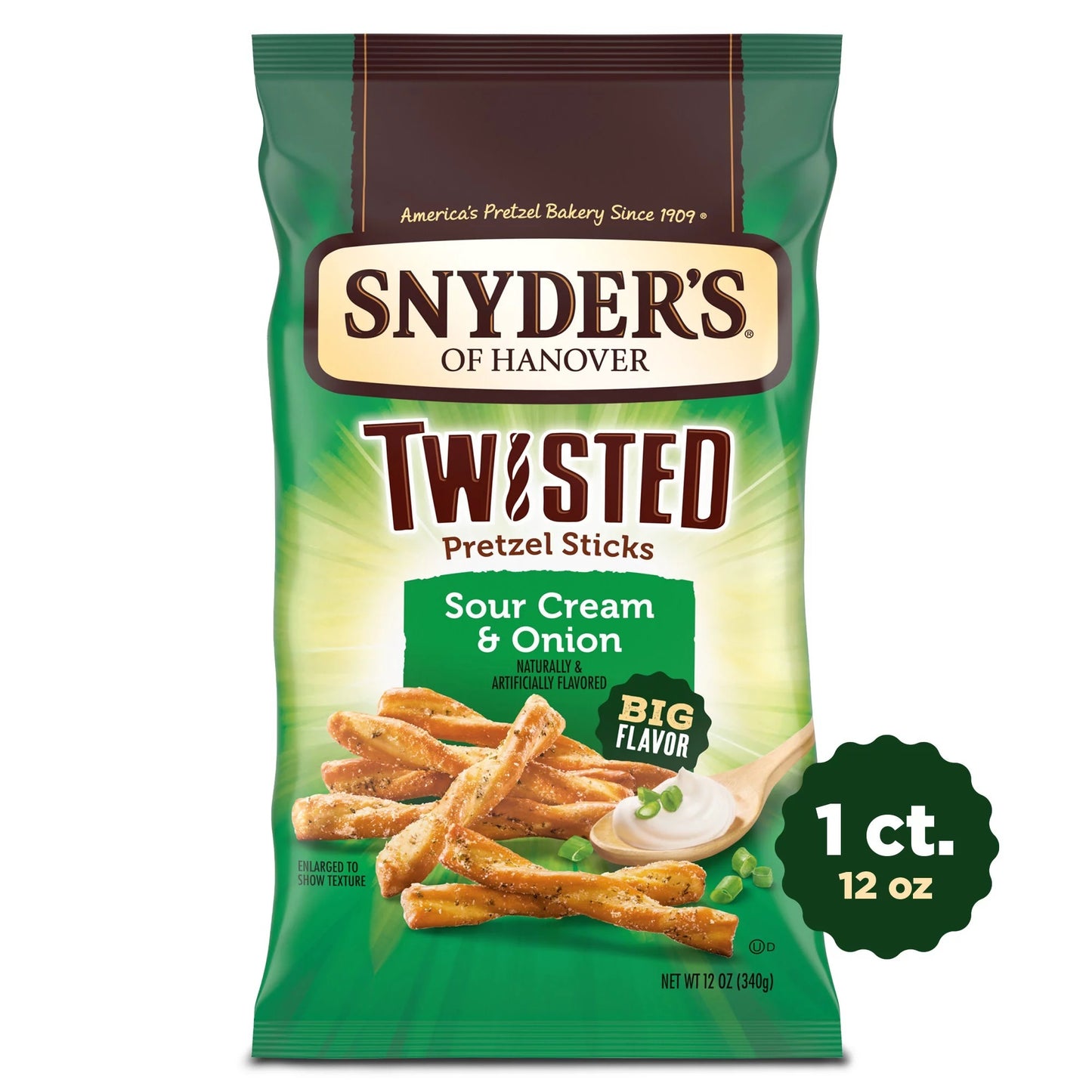 Snyders Pretzel Pieces " Twisted Sour Cream & Onion"12oz