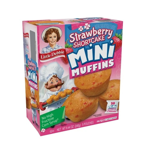 Little Debbies Mini Muffins" Strawberry Shortcake"20ct./8.44oz