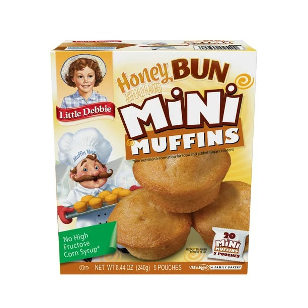 Little Debbies "Honey Bun Mini Muffins 20ct./8.44oz