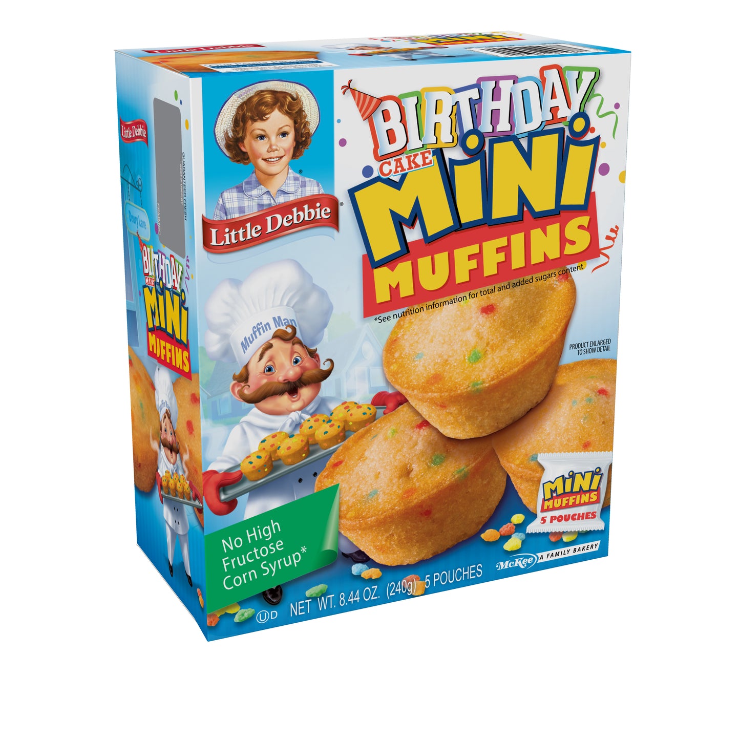 Little Debbies Mini Muffins" Birthday Cake" 20ct./8.44oz