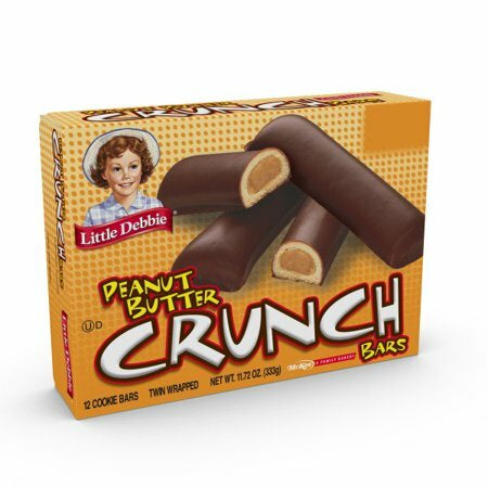Little Debbies Peanut Butter Crunch Bars 12ct./11.72oz