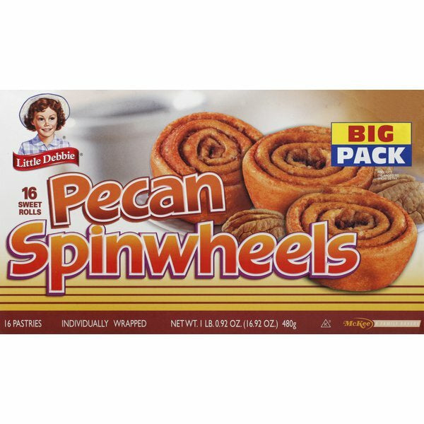 Little Debbie's Pecan Spin Wheels (Big Pack) 16ct/16.92oz