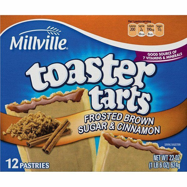 Toaster Pastries "Frosted Brown Sugar & Cinnamon "12ct./22oz