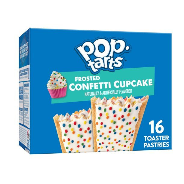 Pop Tarts " Frosted Confetti Cupcake 16ct./27oz ( seasonal may substitute)