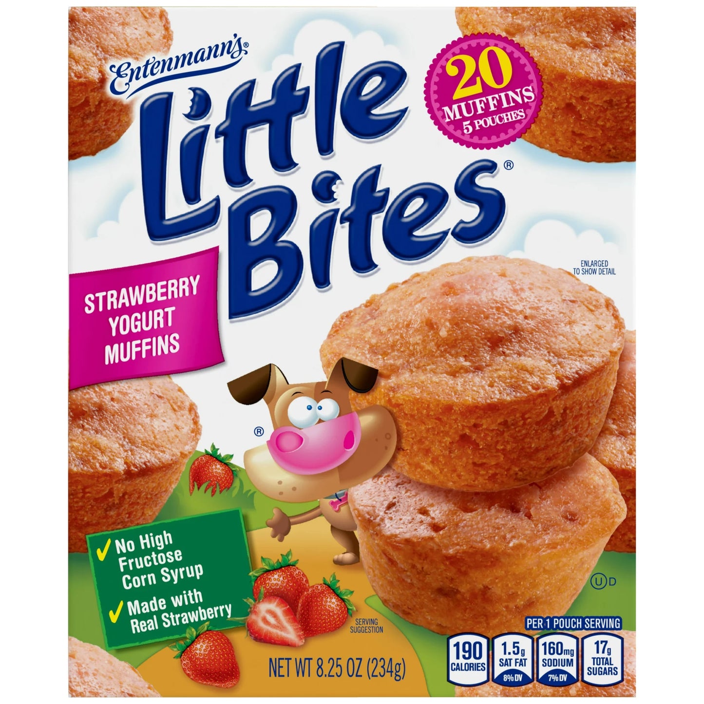 Entenmann's - Little Bites Strawberry Yogurt Muffins 5ct./8.25oz