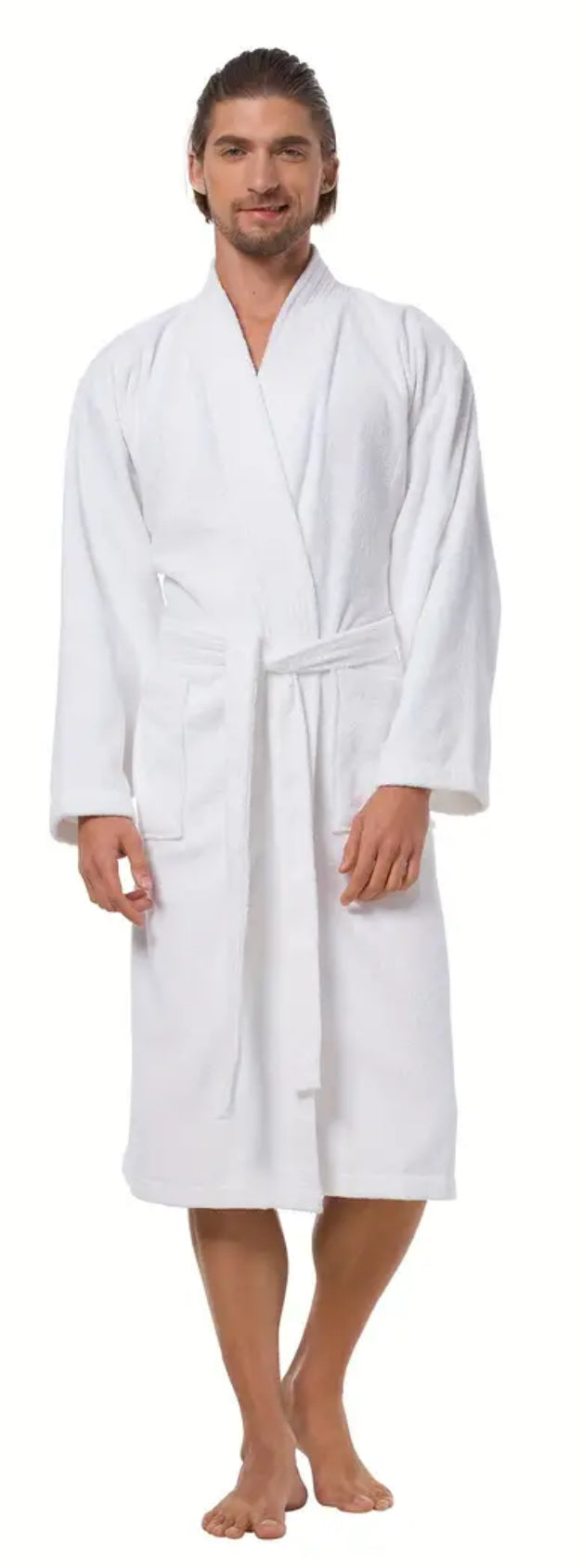 Men's Robe W/Tie & Pockets