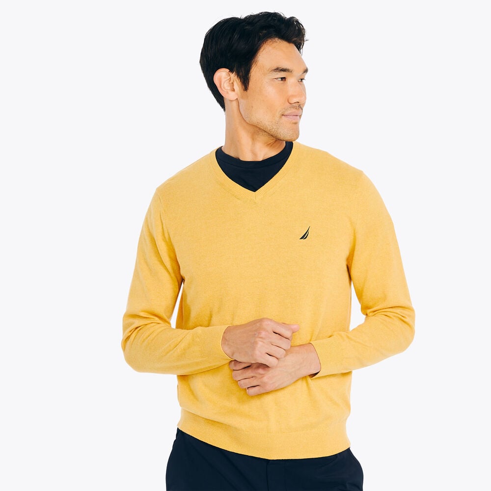 Nautica Navtech V-Neck Deck Sweater
