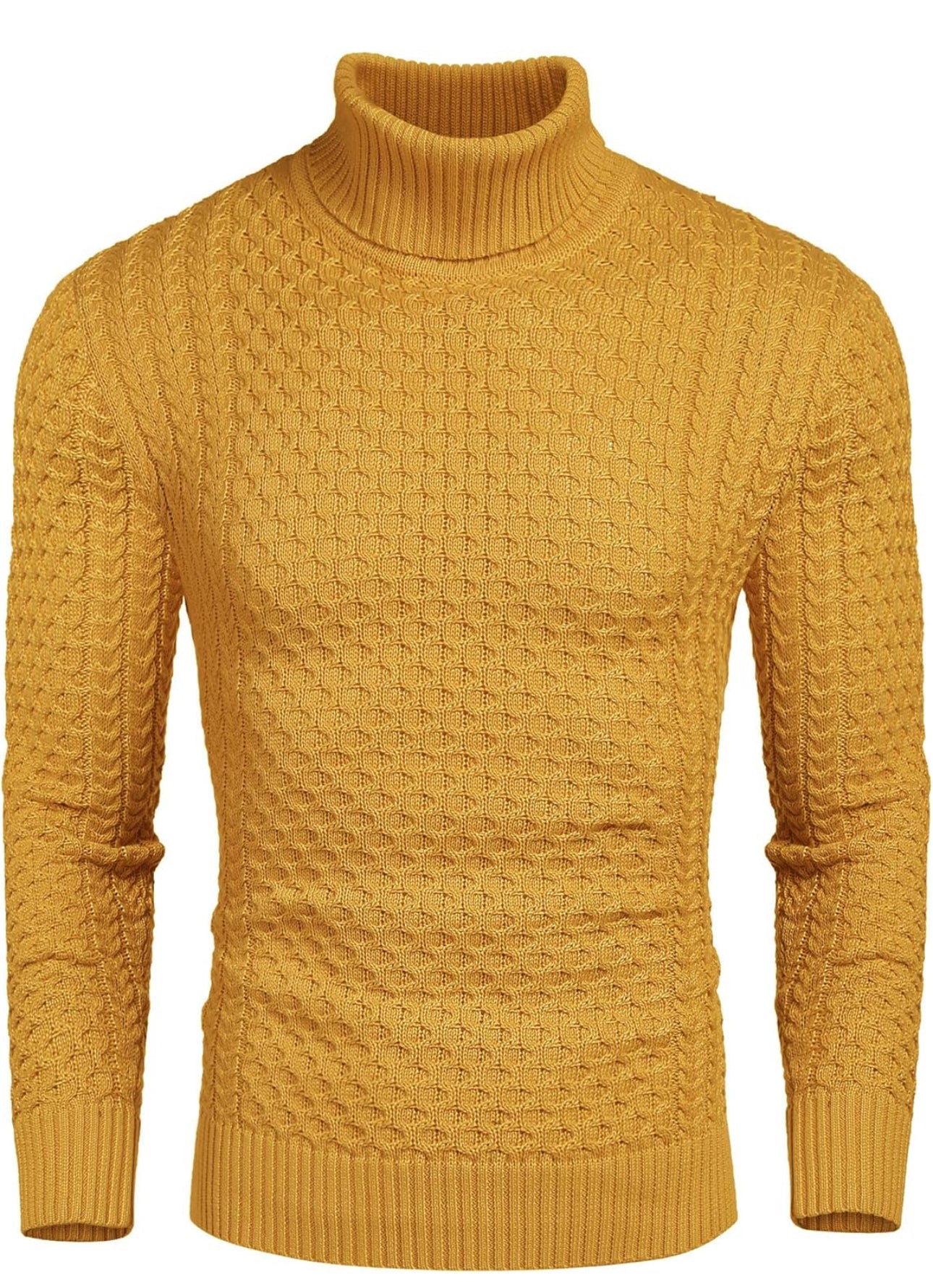 Mens Mock Turtleneck Long Sleeve