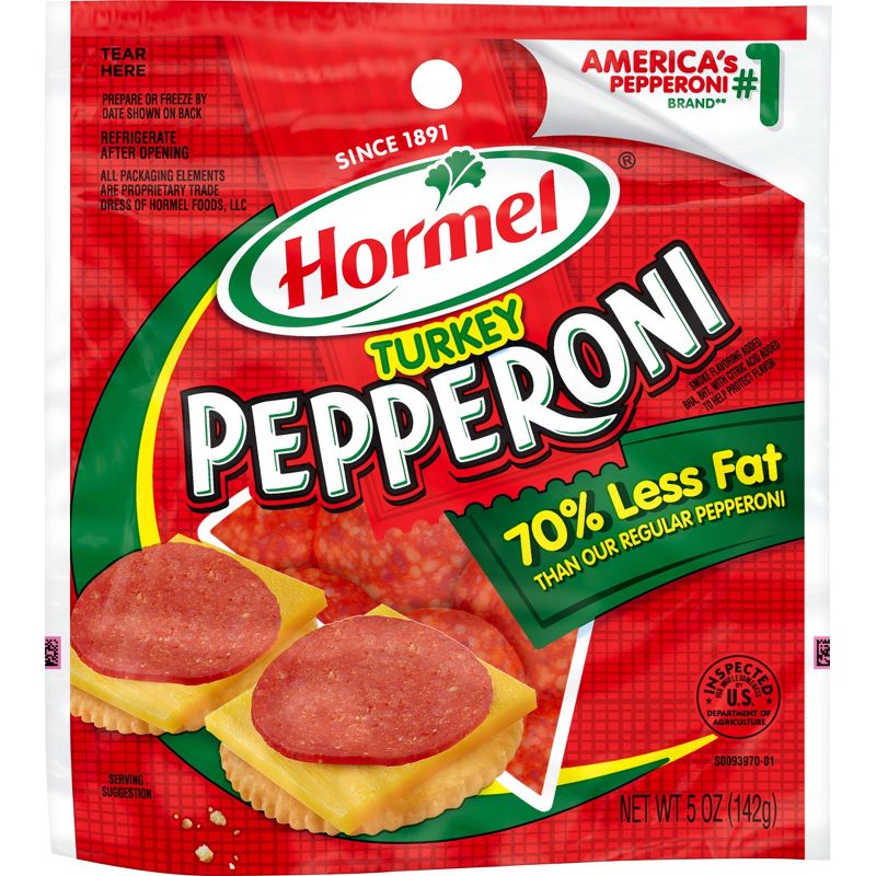 Hormel Turkey pepperoni slices 5oz