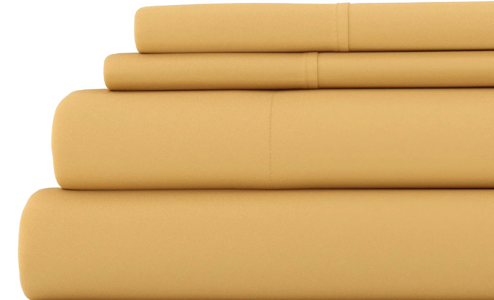 Gold twin /xl Sheet set