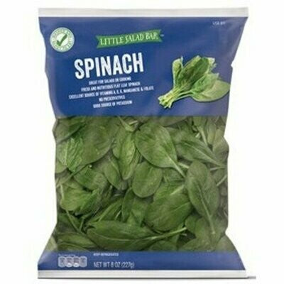Salad mix in a bag ( spinach)
