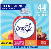Crystal Light variety Pack 44ct. on the go packets