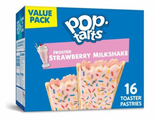 Pop Tarts Frosted Strawberry Milkshake