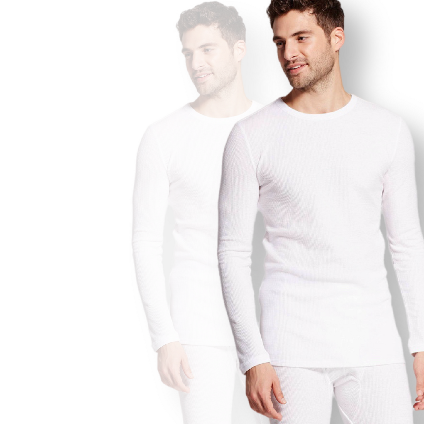 Men’s White Thermal Set