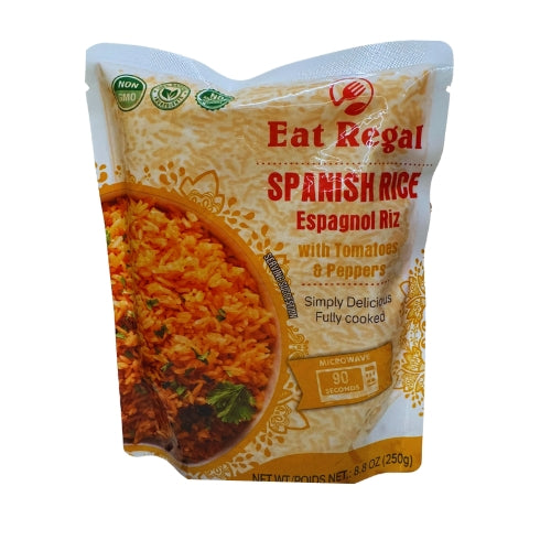 Eat Regal "Spanish rice w/tomatoes & peppers