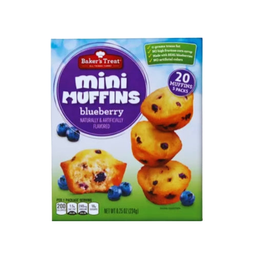 Bakers Treat Blueberry Muffins 5ct