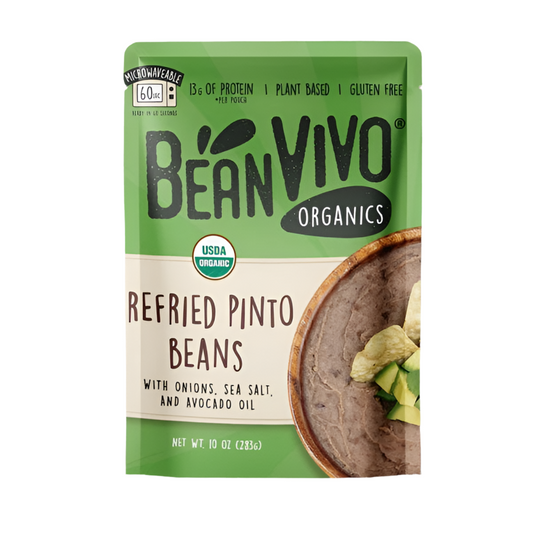 Bean Vivo Organic Bean Pouches "Refried Pinto Beans"