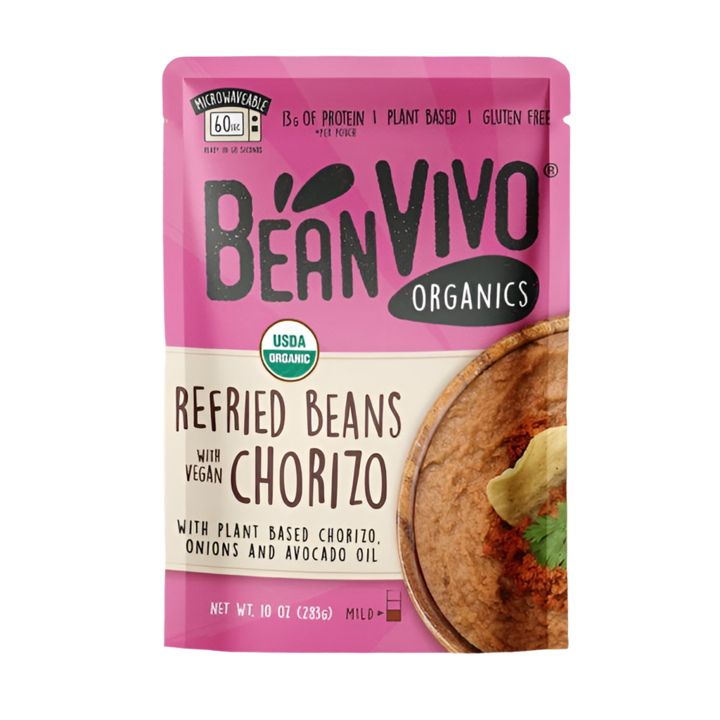 Bean Vivo Organic Bean Pouches "Refried Beans with Vegan Chorizo"