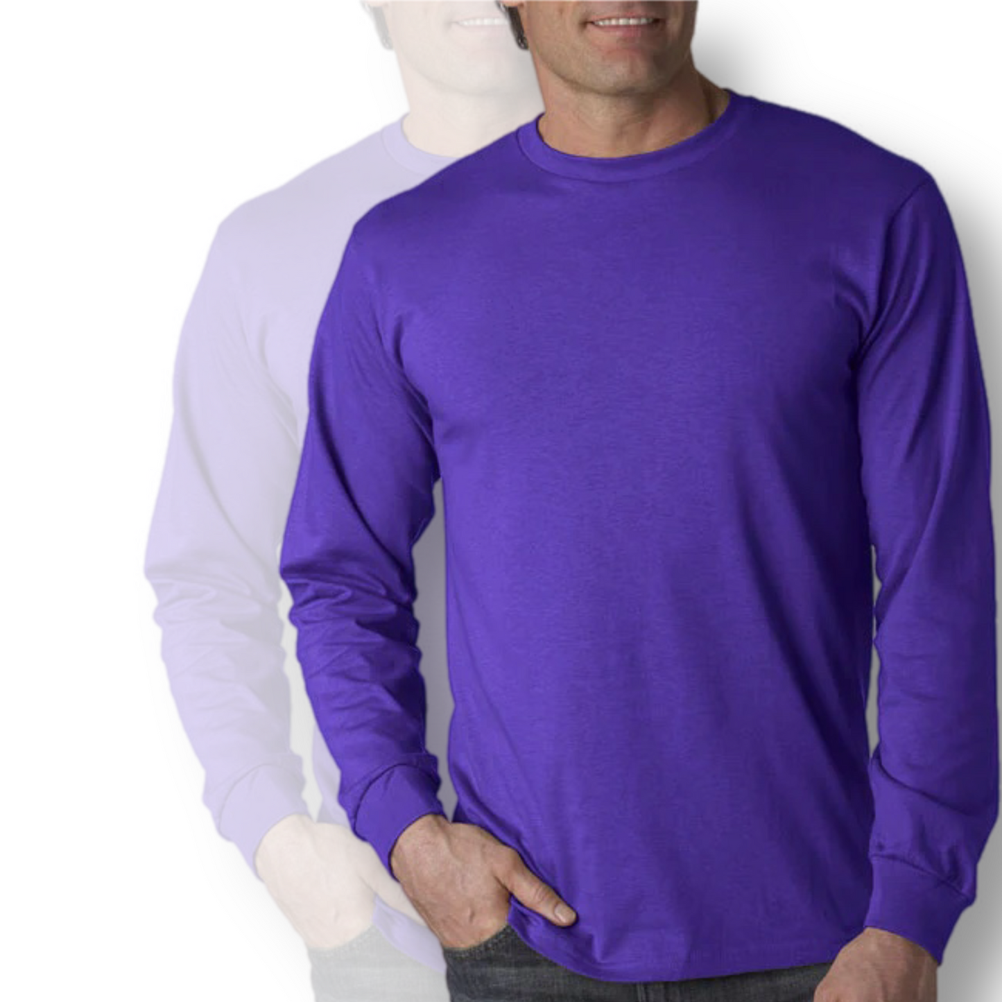 Gilden Ultra Cotton Heavyweight Long Sleeve T Shirt